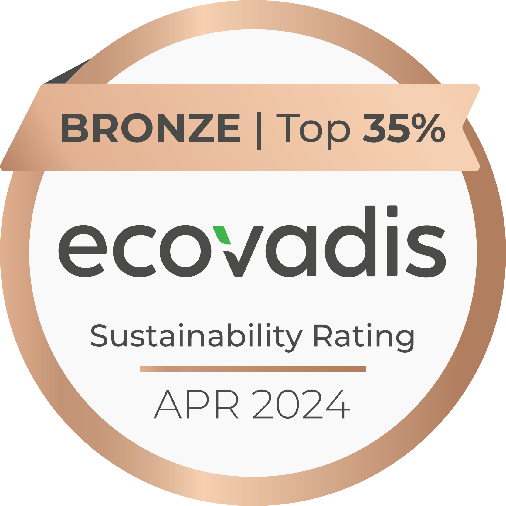 EcoVadis Bronze Award