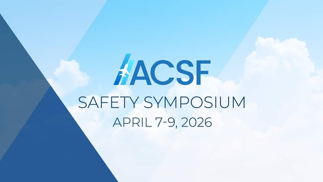 ACSF - Safety Symposium