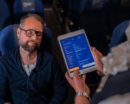 MedAire in-flight application demonstrating connected support