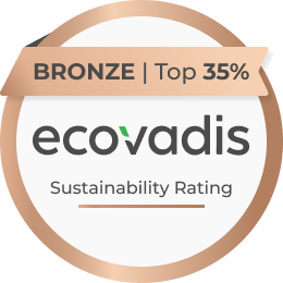 EcoVadis Bronze sustainability rating medal, September 2025