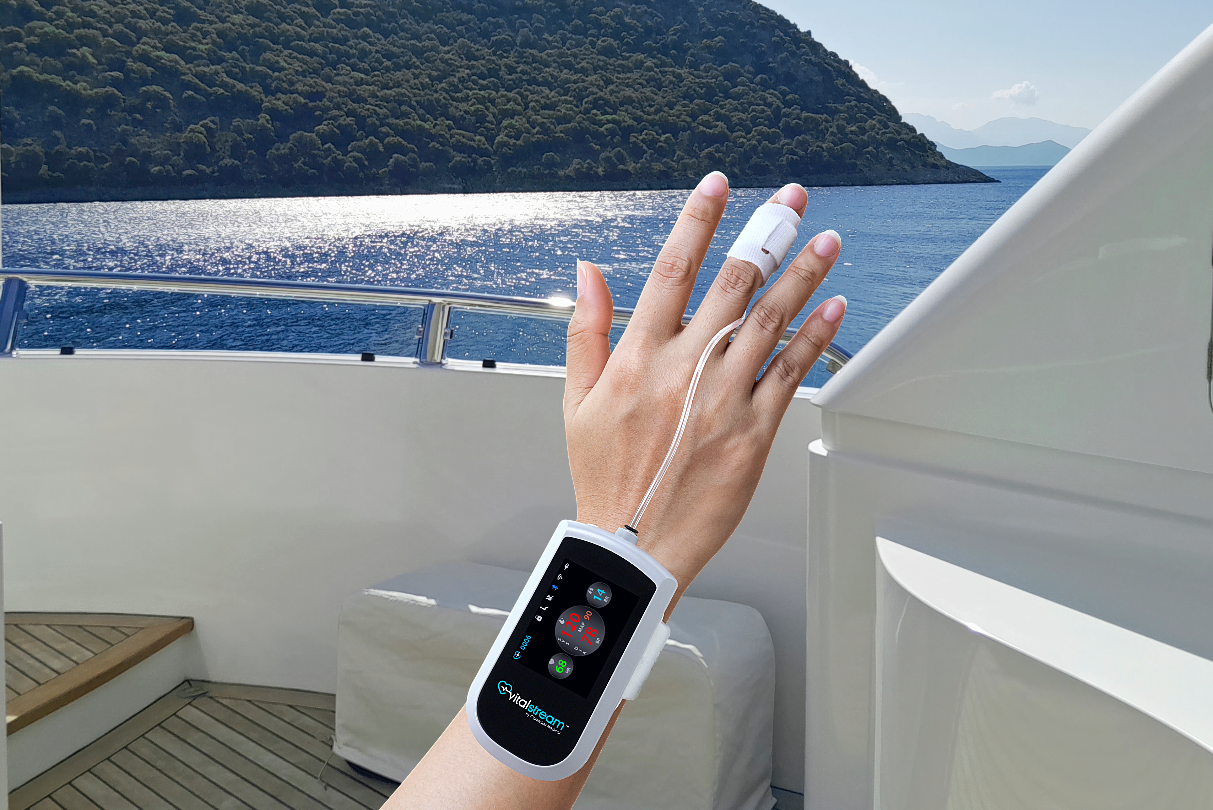 VitalStream used on a Luxury Yacht
