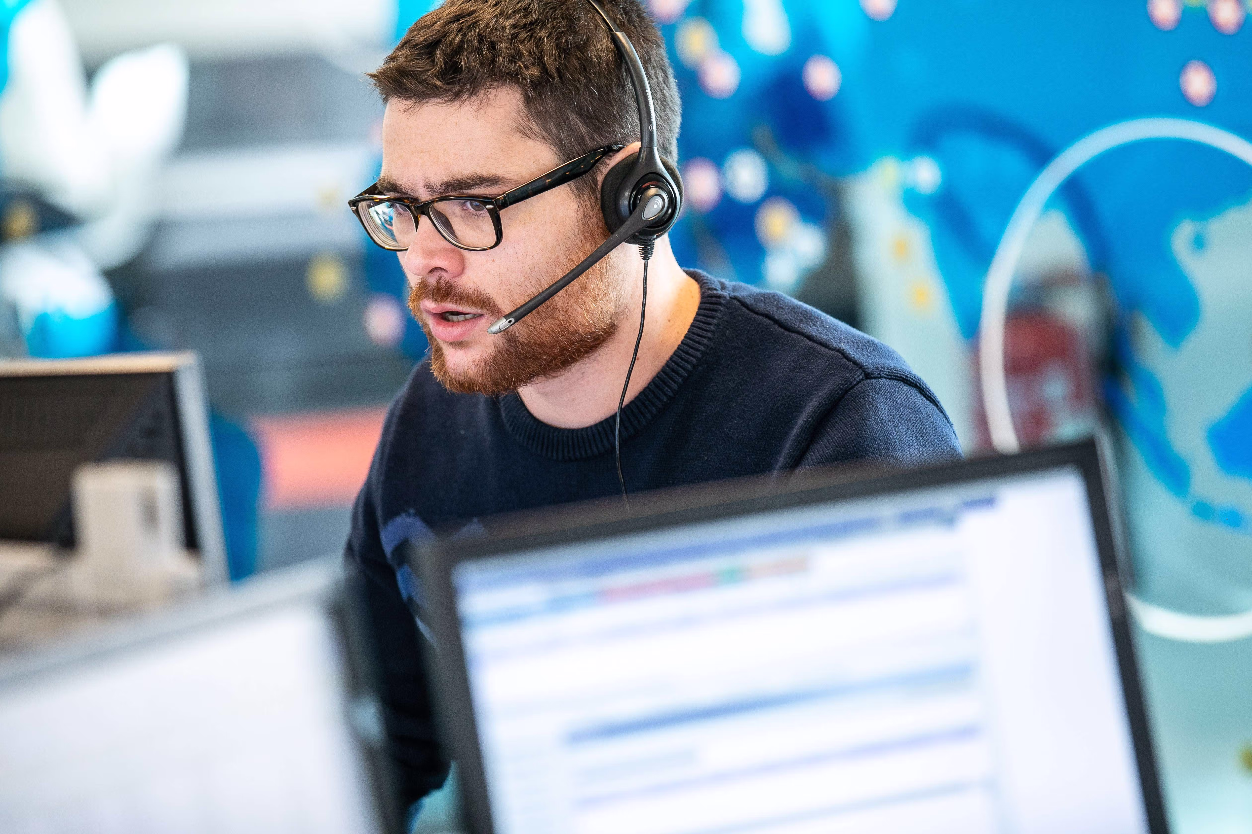 MedAire assistance coordinator on a call